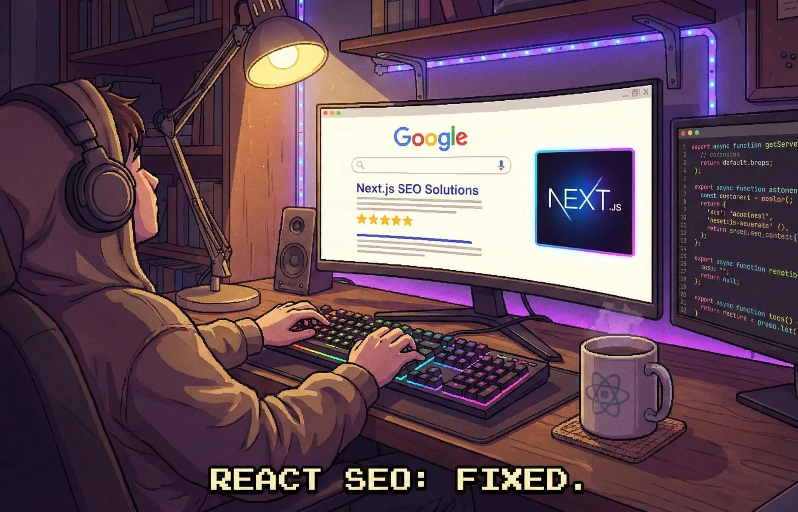 Kenapa React JS Itu Musuh Bebuyutan SEO (Dan Gimana Cara Ampuh Ngatasinnya)